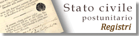 Stato civile postunitario - Registri